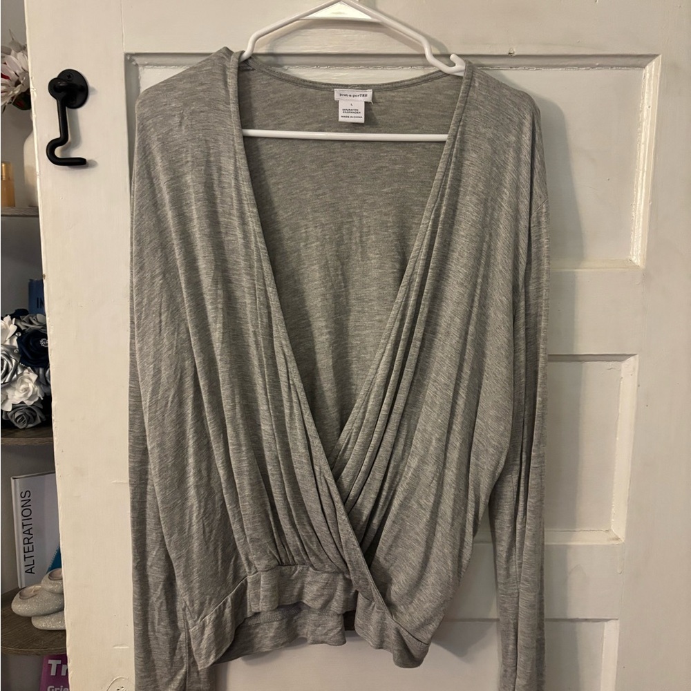 Gray Women's Top